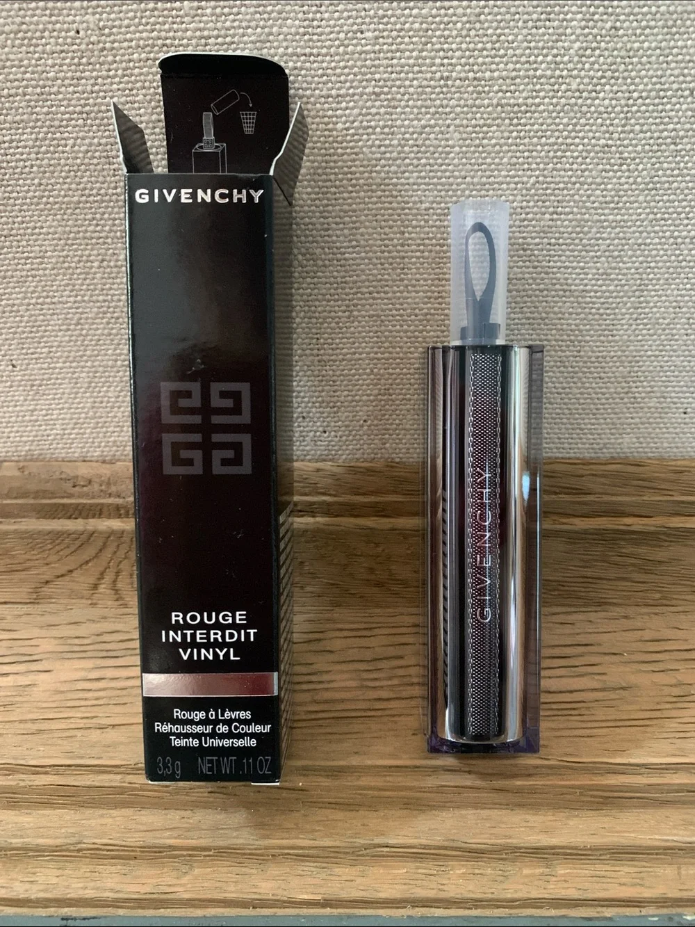 Givenchy Rouge Interdit Vinyl Lipstick - Glossy Deep Rose